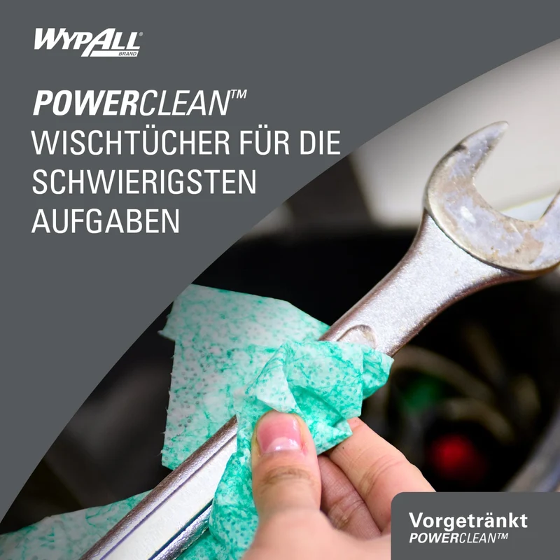 WypAll Power Clean Reinigungstücher Spendereimer, 90 Tücher