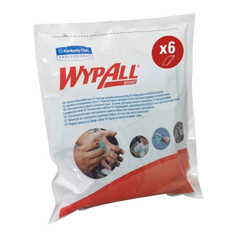 WypAll Power Clean Reinigungstücher Nachfüllpack, 75 Tücher