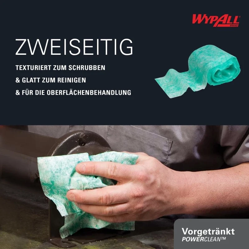 WypAll Power Clean Reinigungstücher Nachfüllpack, 75 Tücher