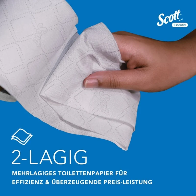 Scott Essential Toilettenpapier 2-lagig, 600 Blatt