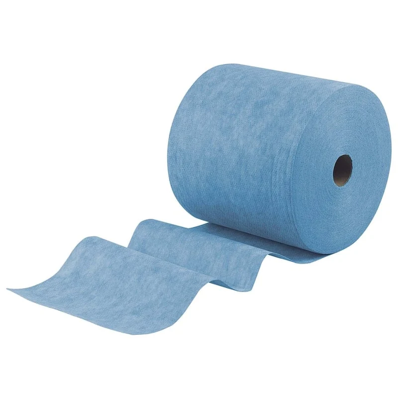 WypAll X90 Power Clean Putztuchrolle, blau, 2-lagig