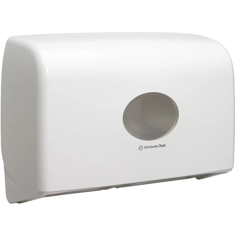 Aquarius Twin Mini Jumbo Toilettenpapierspender, weiß