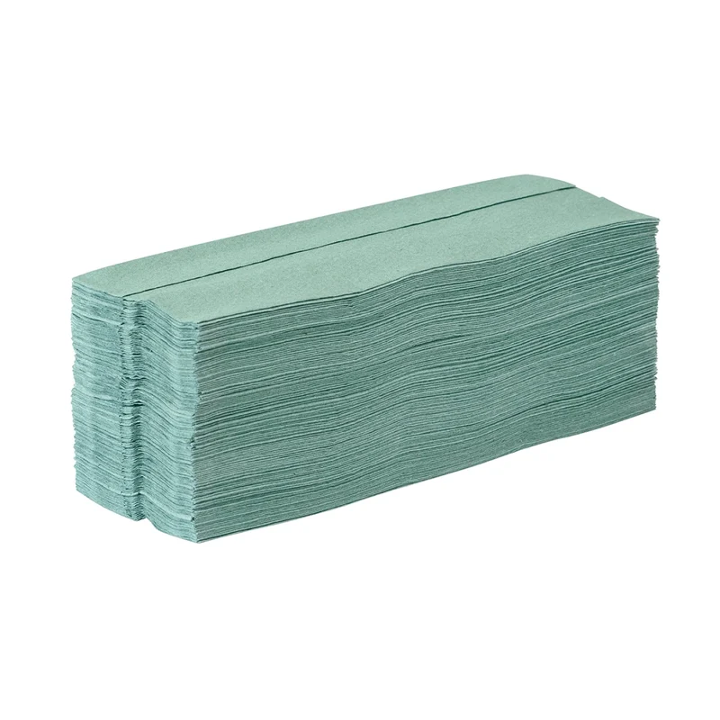 racon® easy Falthandtücher, 31 x 25 cm, 1-lagig, grün