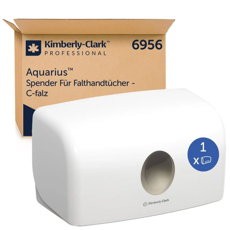 Aquarius Multifold Handtuchspender kompakt, weiß