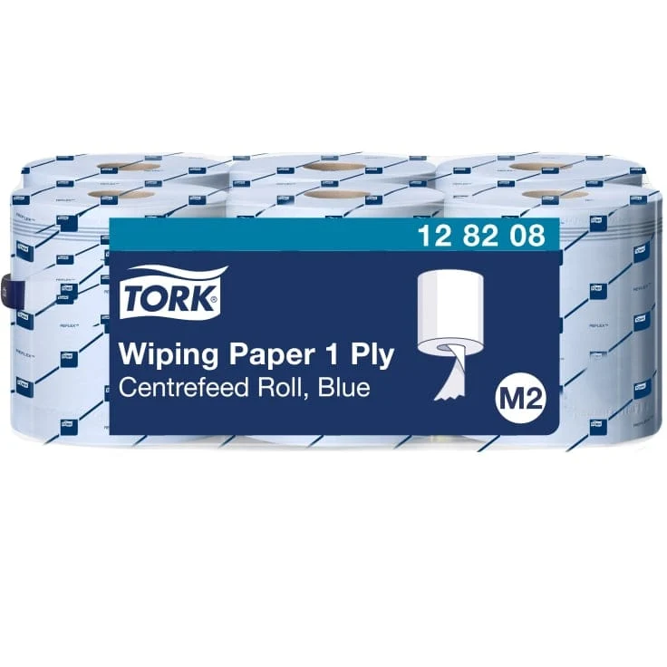 Tork Papierwischtücher M2 1-lagig, blau, 320 m