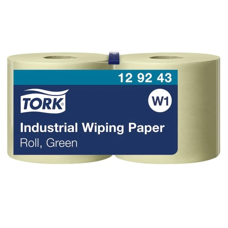 Tork Industrie Papierwischtücher W1 2-lagig, grün, 510 m
