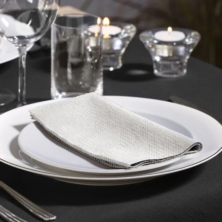 Tork Textured Dinnerservietten Advanced 2-lagig, weiß
