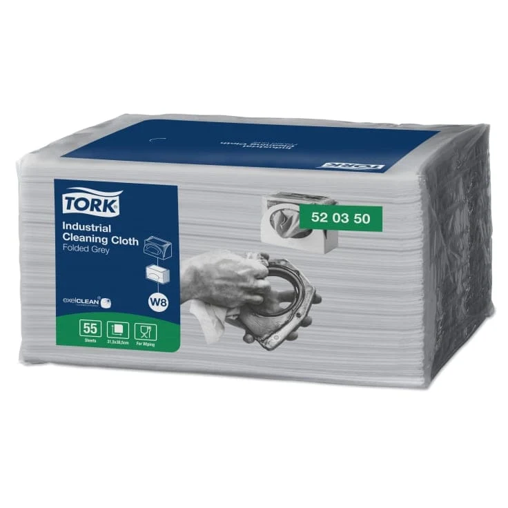 Tork Industrie-Reinigungstücher 520 W8 1-lagig, grau