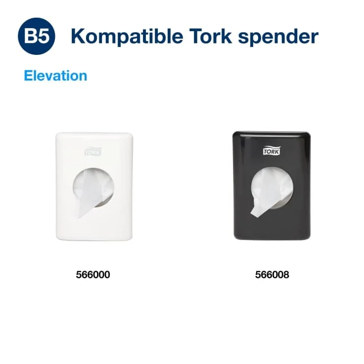 Tork Hygienebeutel B5 1,0 l, weiß