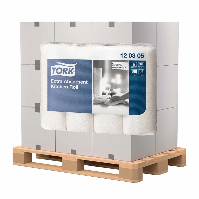 Tork Extra Saugfähige Küchenrolle Premium 3-lagig, weiß