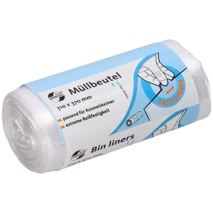 DEISS UNIVERSAL PLUS Müllbeutel 4 Liter, transparent