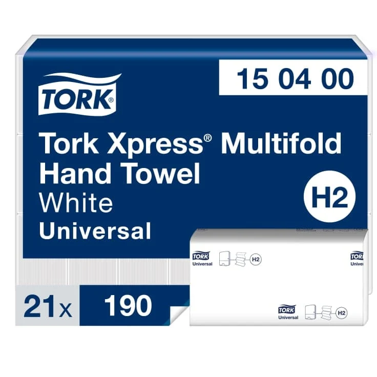 Tork Xpress Multifold-Handtücher Universal H2 2-lagig, weiß