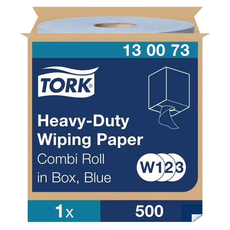 Tork Extra Starke Mehrzweck-Papierwischtücher 430 W1/W2/W3 2-lagig, blau