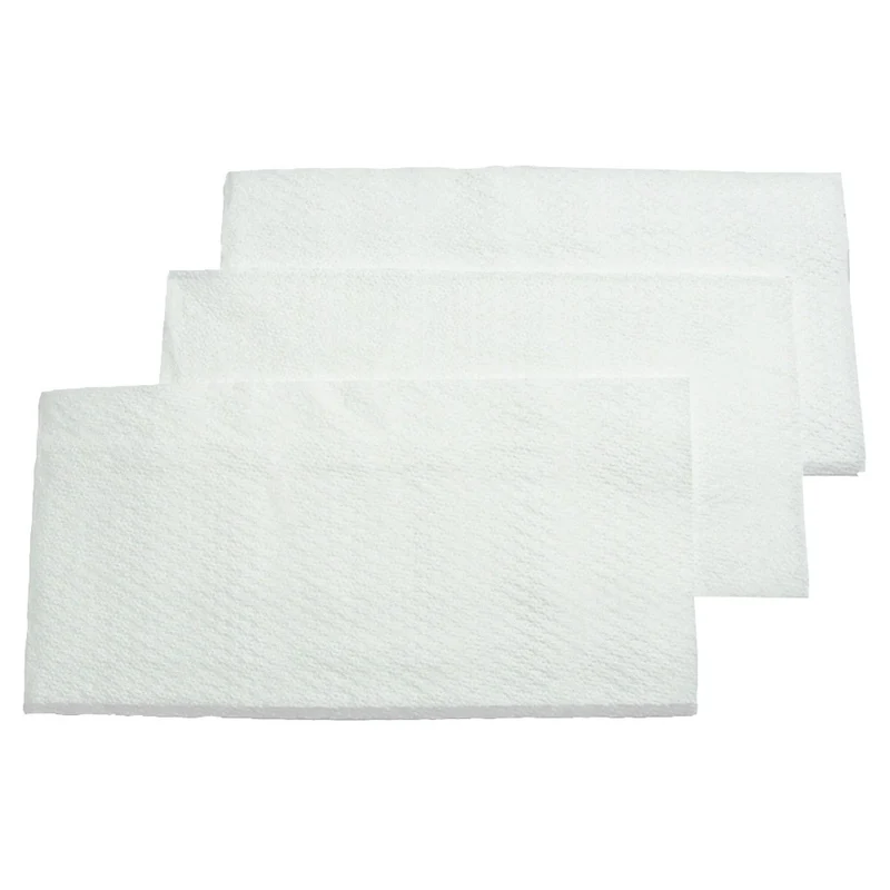 SemyTop Prägeserviette, 1-lagig, 32 x 32 cm, 1/8-Kopffalz, hochweiß