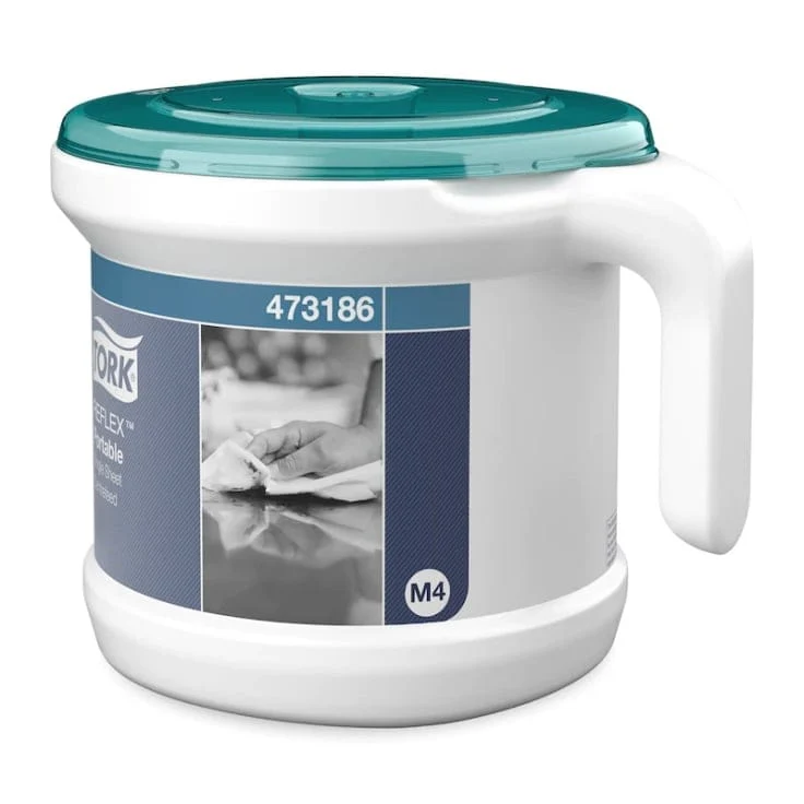 Tork Reflex tragbarer Innenabrollungsspender M4, weiß/türkis