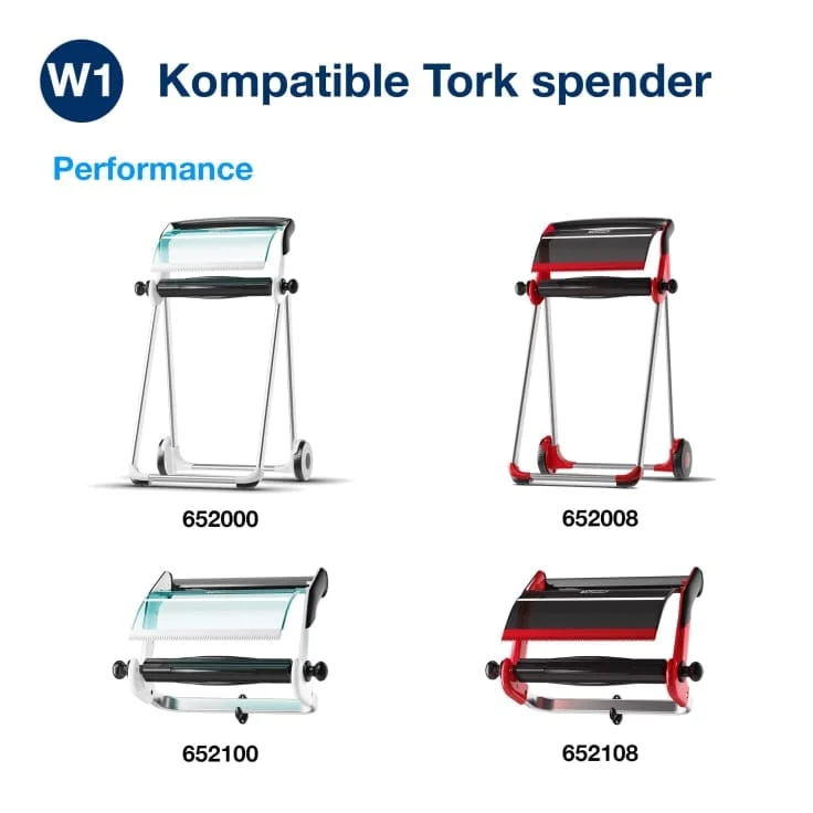 Tork Extra Starke Mehrzweck-Papierwischtücher 430 W1 2-lagig, blau, 340 m