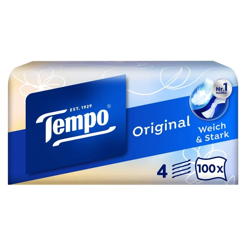 Tempo Taschentuchbox Original, 4-lagig