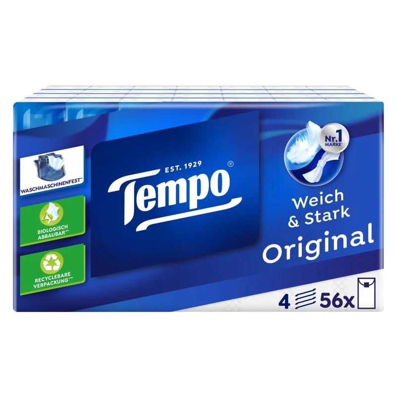 Tempo Taschentücher, samtig weich