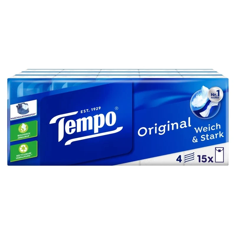 Tempo Taschentücher, samtig weich