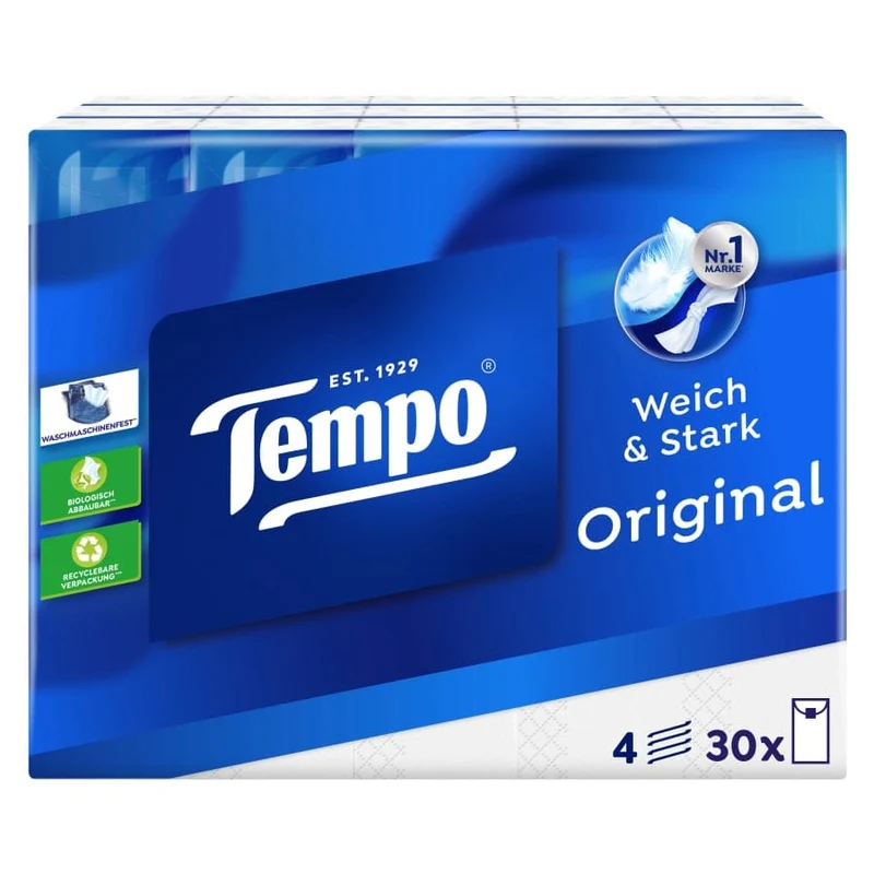 Tempo Taschentücher, samtig weich