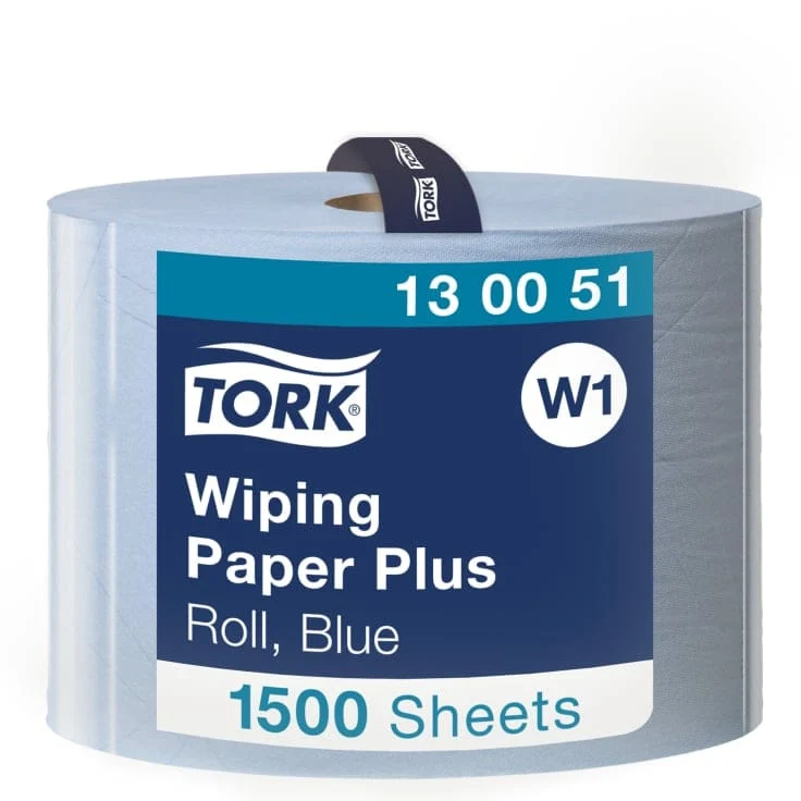 Tork Starke Mehrzweck-Papierwischtücher W1 blau, 2-lagig, 510 m