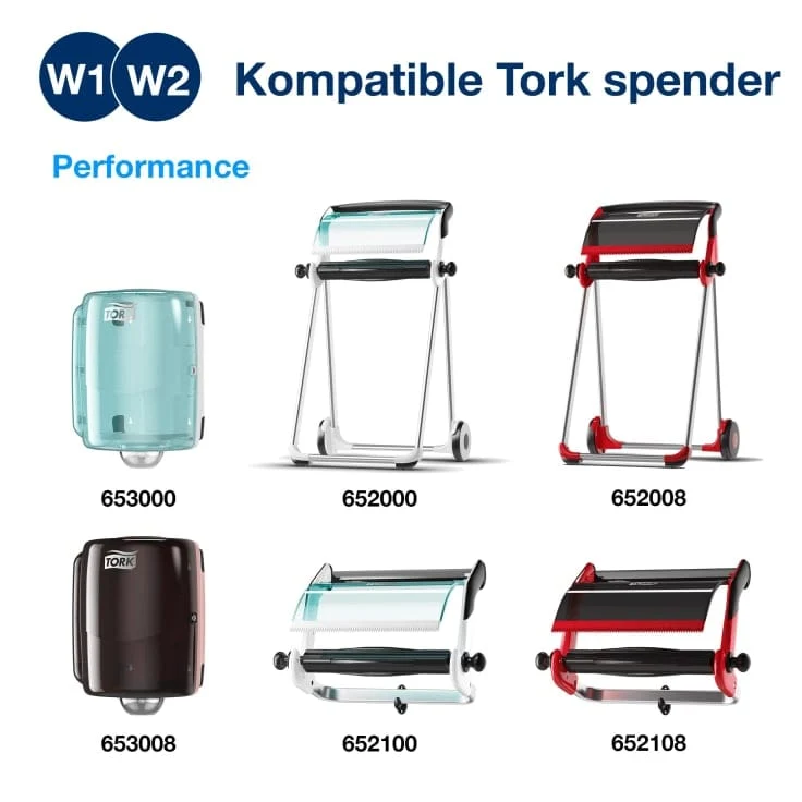 Tork Advanced Papierwischtuch 420 W1/W2 2-lagig, blau