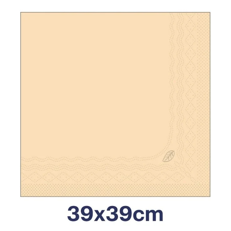 Tork Soft Dinnerservietten sand 3-lagig, 39 x 39 cm
