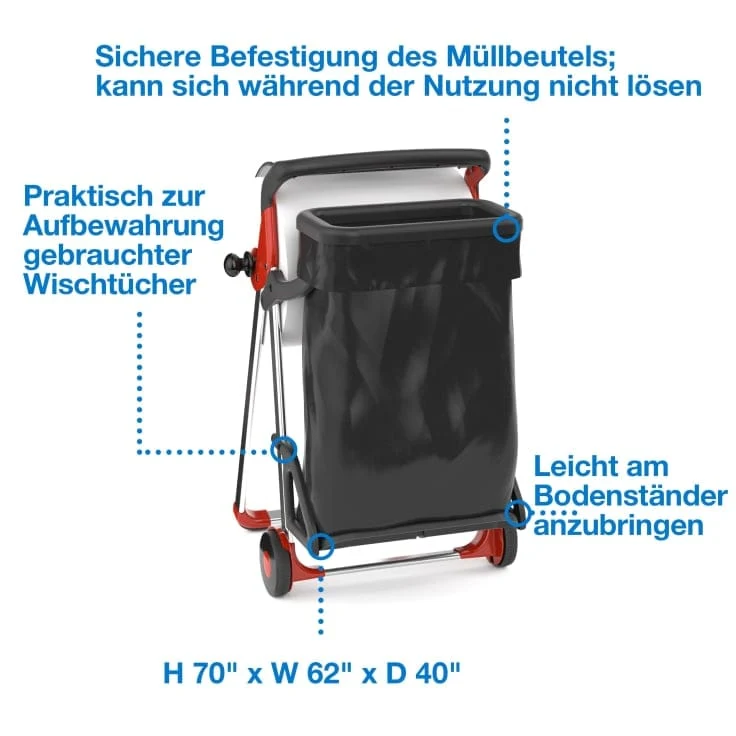 Tork Abfallsackhalterung W1 für Bodenständer, schwarz