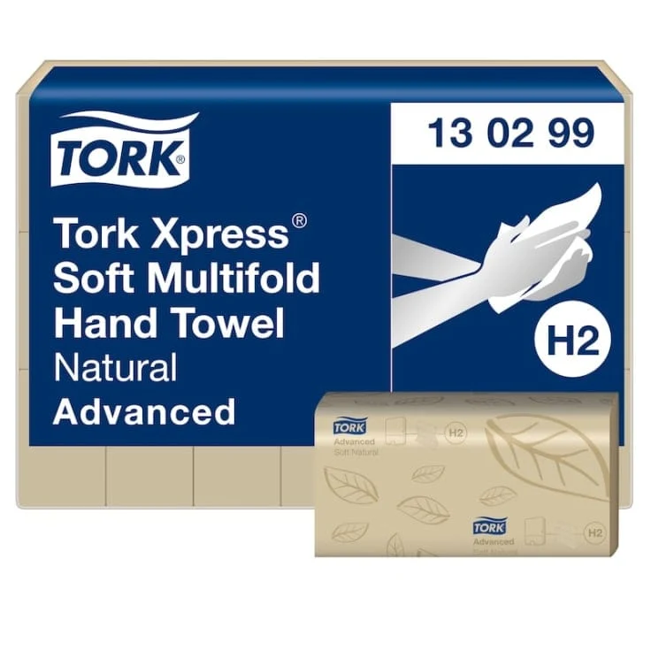 Tork Xpress Multifold-Handtuch Advanced H2 2-lagig, natur