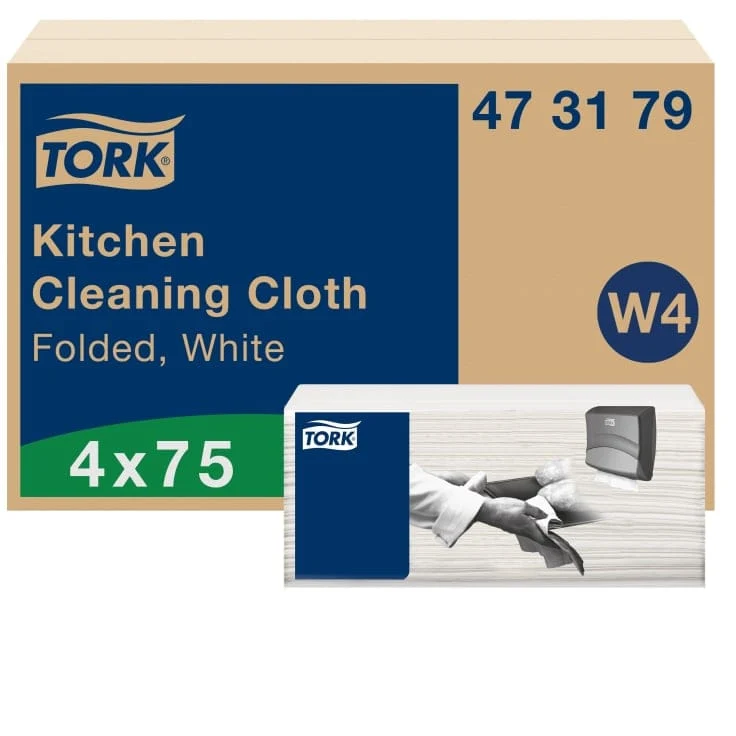 Tork Küchen Reinigungstuch Premium W4 1-lagig, weiß