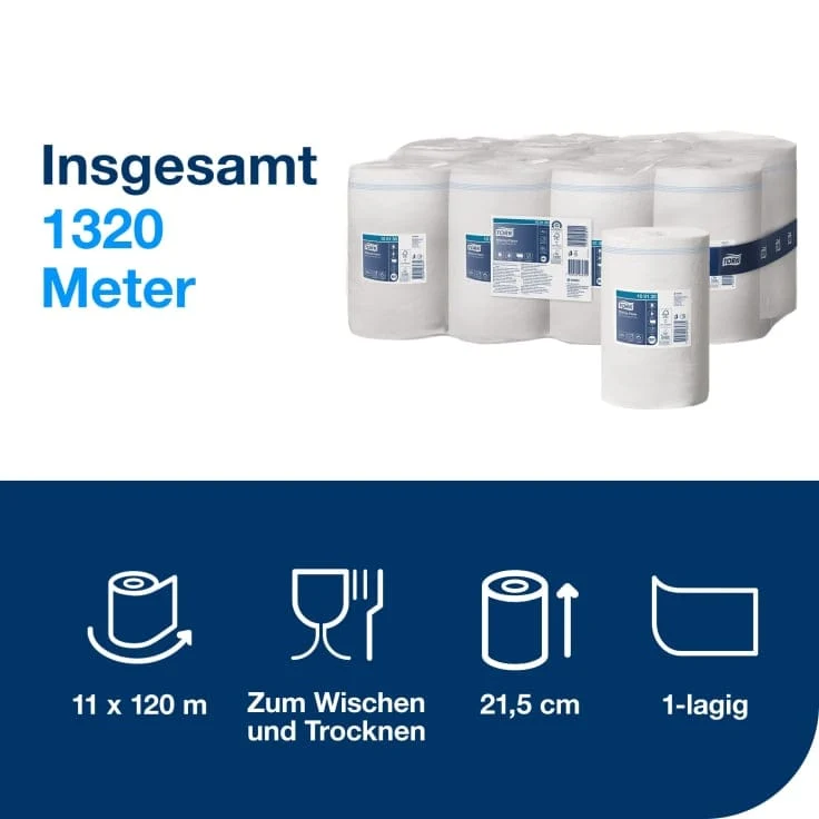 Tork Mehrzweck-Papierwischtuch Advanced 415 M1 1-lagig, weiß