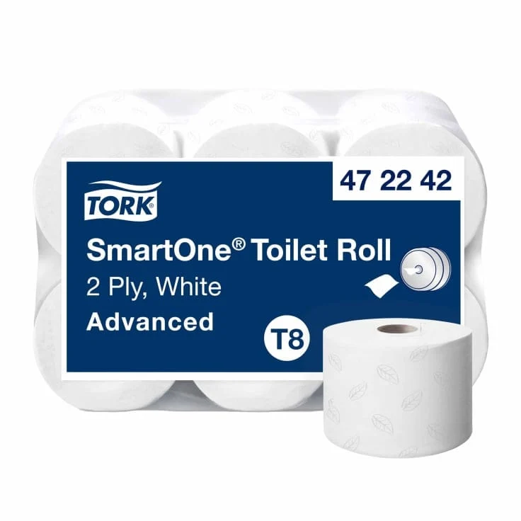 Tork SmartOne Toilettenpapier T8 2-lagig, weiß