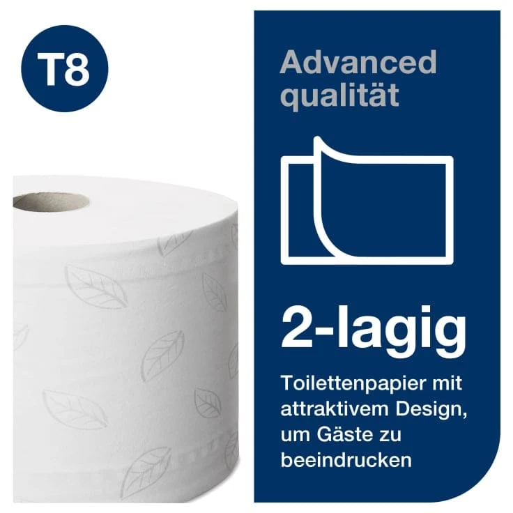 Tork SmartOne Toilettenpapier T8 2-lagig, weiß