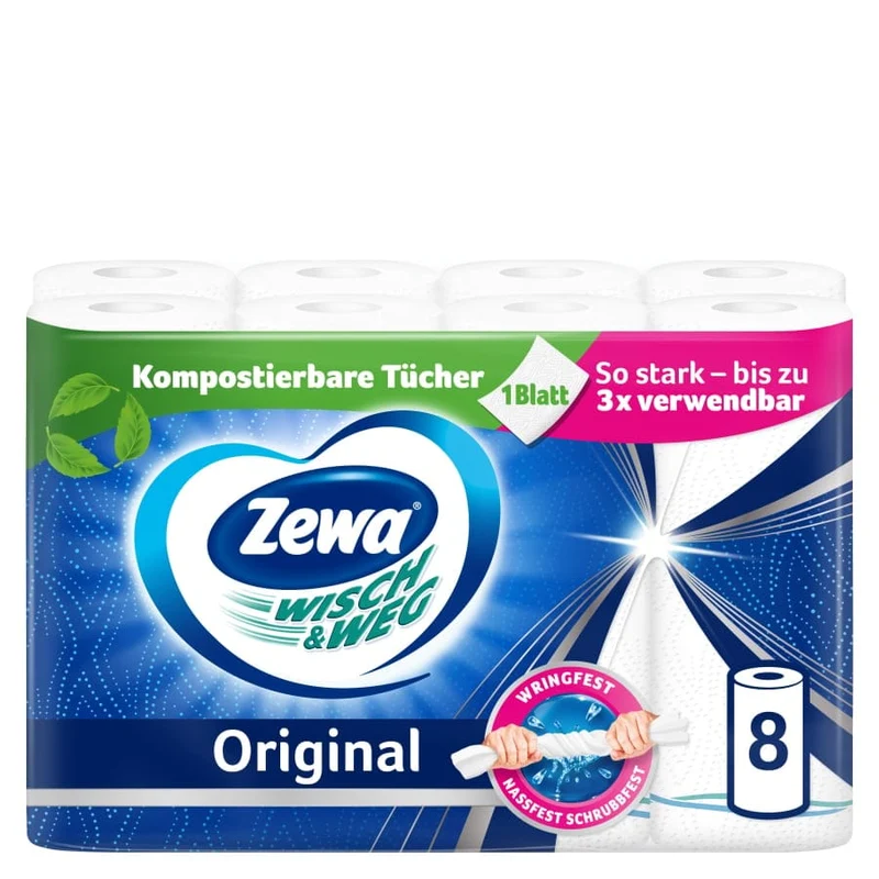 Zewa Küchenrolle Wisch&Weg Original, wringfest