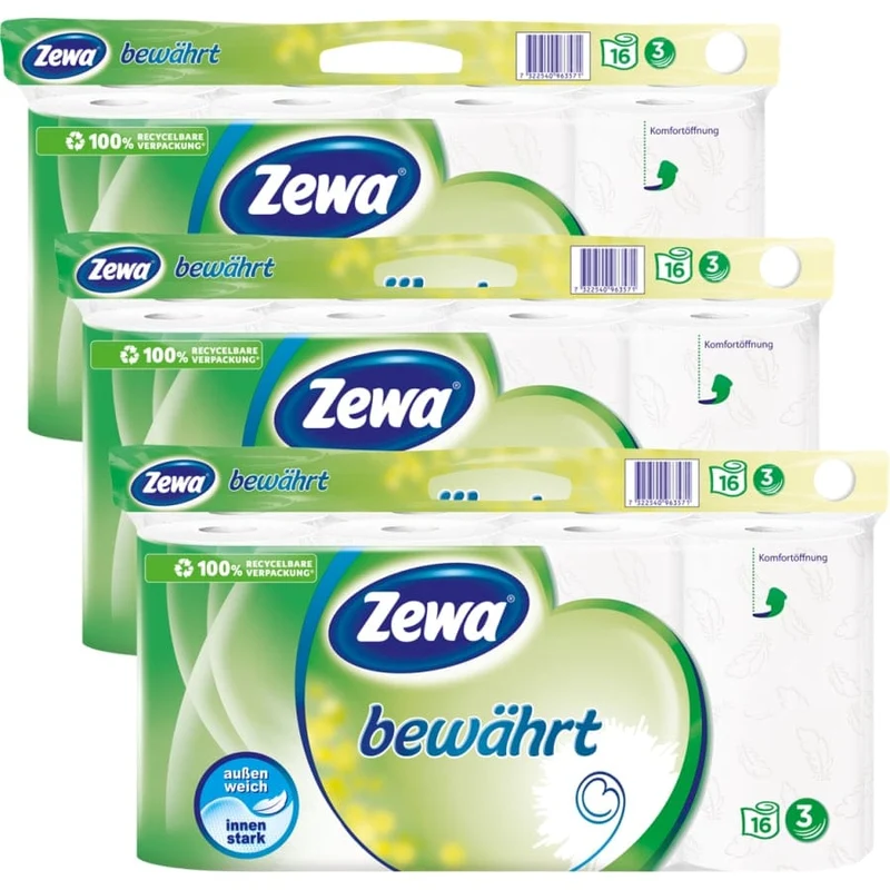 Zewa Bewährt Toilettenpapier Großpackung