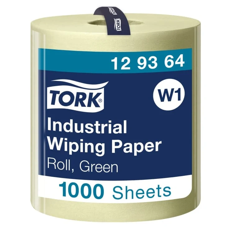 Tork Industrie Papierwischtücher W1 3-lagig, grün, 340 m
