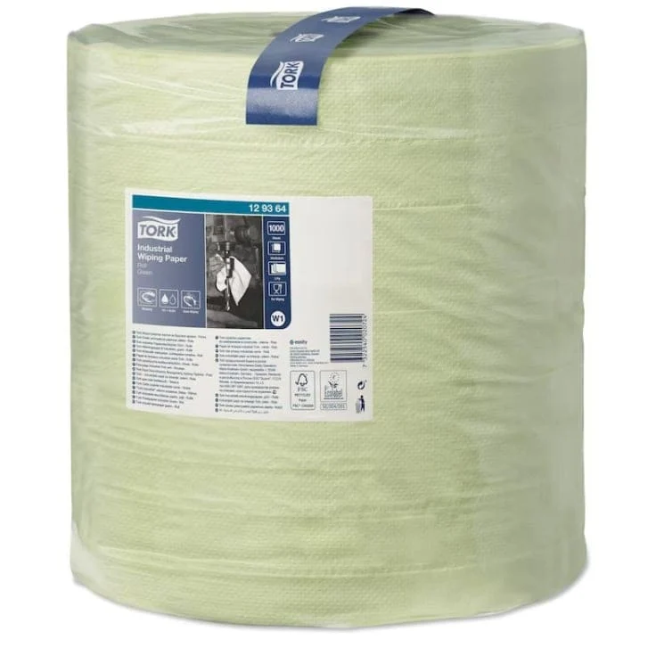 Tork Industrie Papierwischtücher W1 3-lagig, grün, 340 m