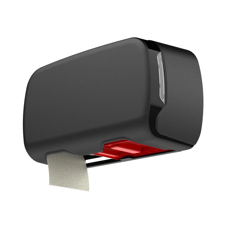 SemyTop Toilettenpapierspender für 2 kernlose Rollen, matt, bis Ø 13,5 cm