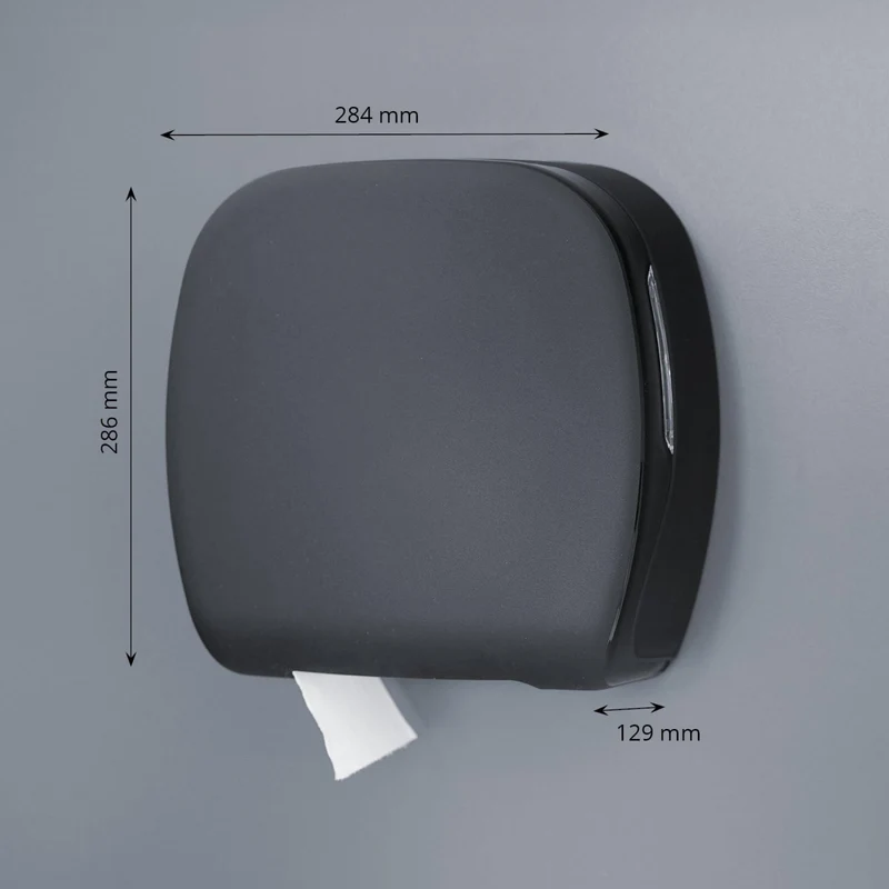 SemyTop Jumbo Toilettenpapierspender für Rollen bis Ø 25 cm, matt