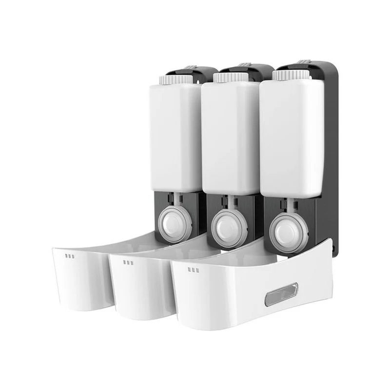 SemyTop Adapterplatte für 2 oder 3 Dusch- und Badspender, 350 ml