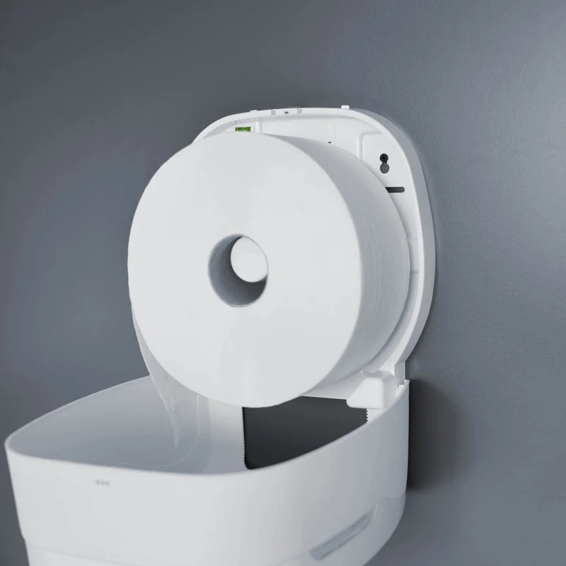 SemyTop Jumbo Toilettenpapierspender, bis Ø 25 cm, weiß oder schwarz matt