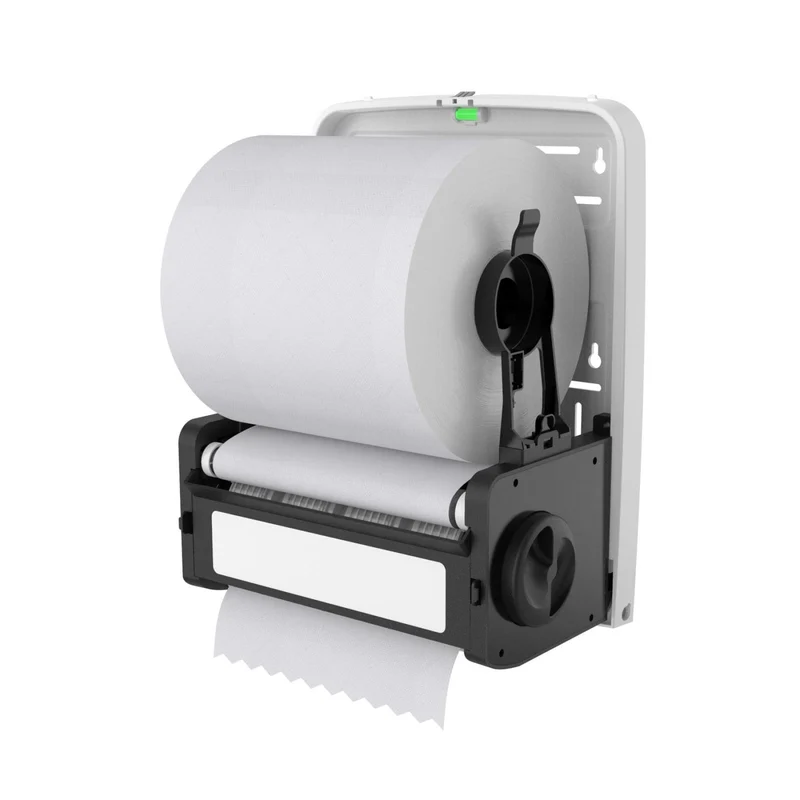 SemyTop Handtuchrollenspender Autocut, matt, für Rollen Ø 20 cm, Kern-Ø 4 cm