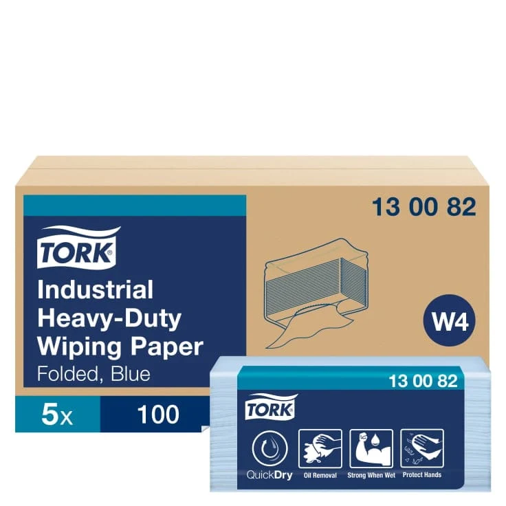 Tork Industrie-Papierwischtuch 440 W4 3-lagig, blau