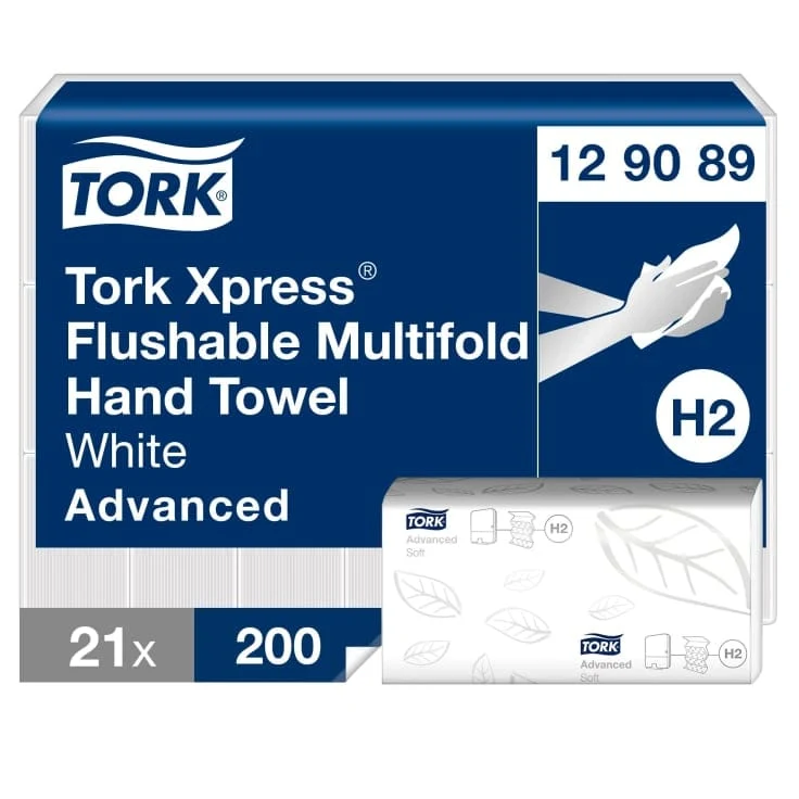 Tork Xpress Multifold Handtuch Advanced H2 2-lagig, schnellauflösend