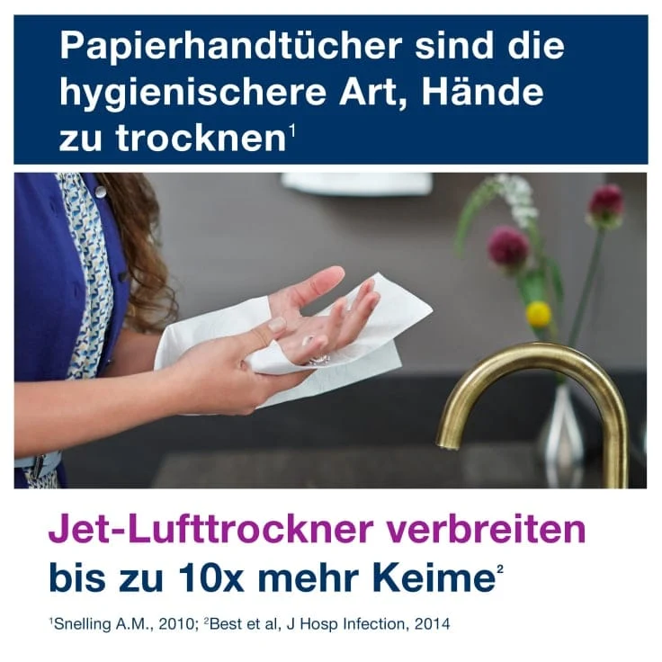 Tork Xpress Multifold Handtuch Advanced H2 2-lagig, schnellauflösend