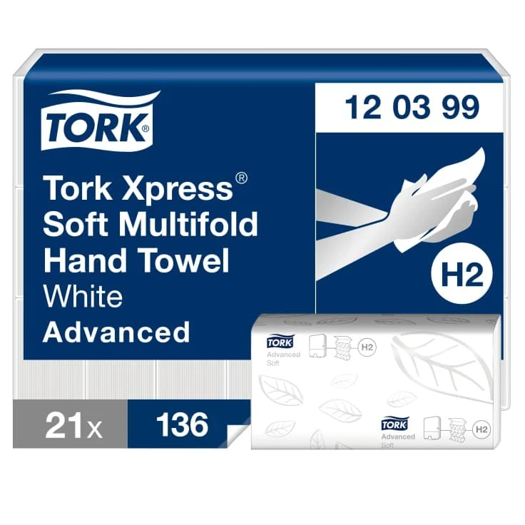 Tork Xpress Multifold Handtuch Advanced H2 2-lagig, groß