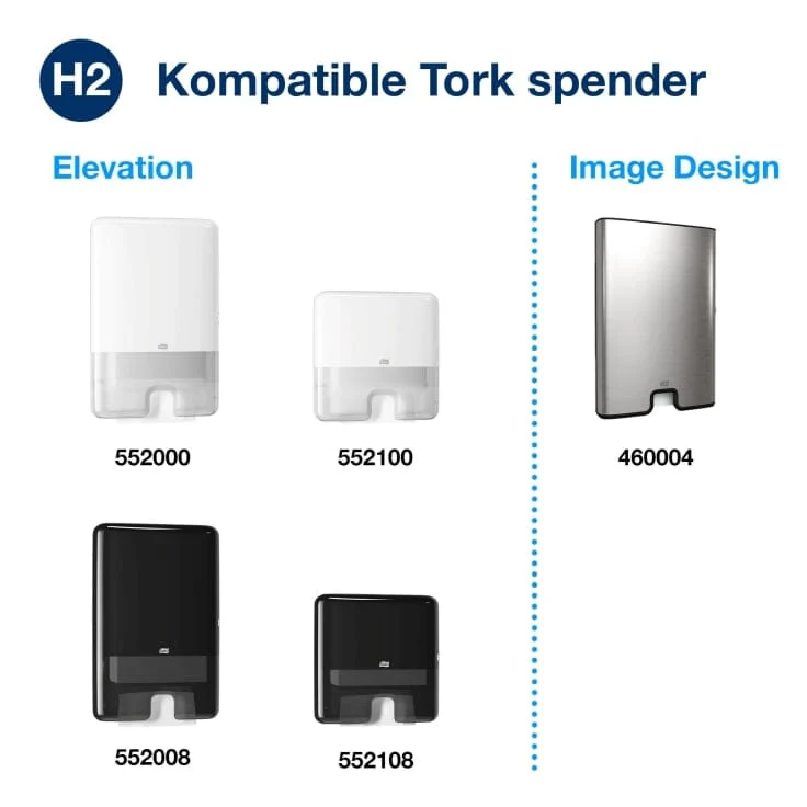 Tork Xpress Multifold Handtuch Advanced H2 2-lagig, groß