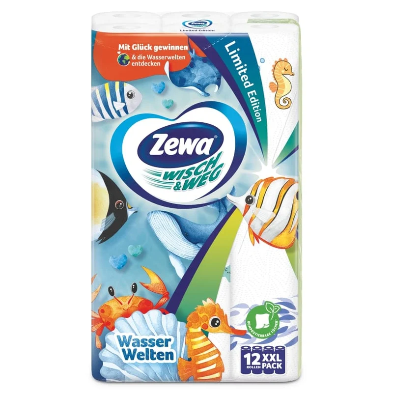 Zewa Wisch & Weg limited Edition Küchenrolle mit Motiv