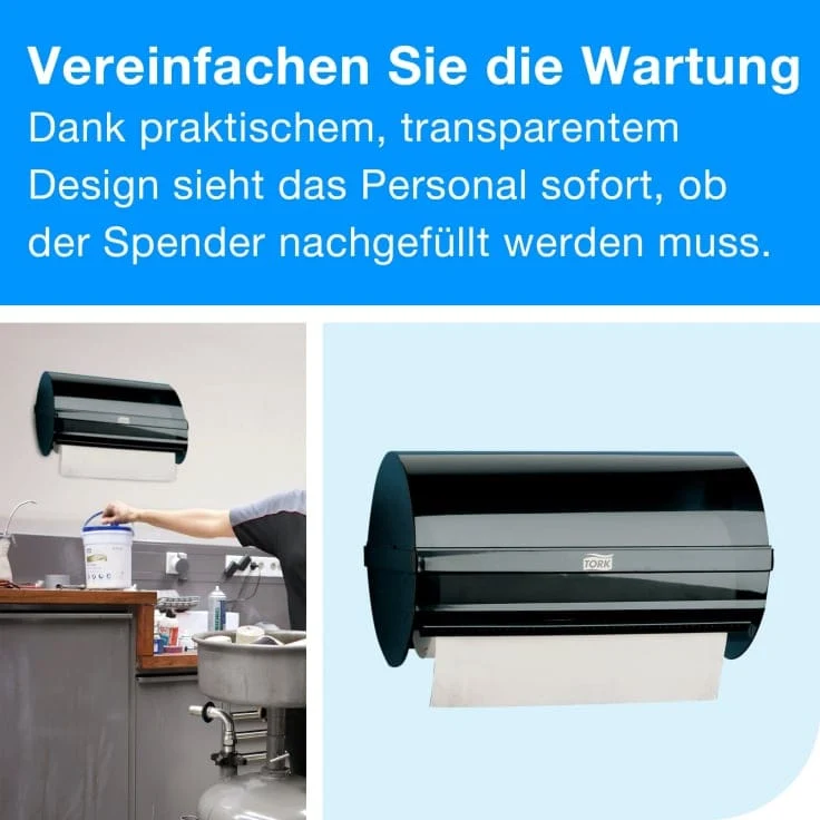 Tork Kleinrollenspender W5 schwarz