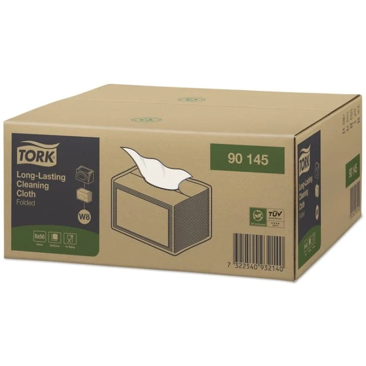 Tork Langlebiges Reinigungstuch W8 weiß, 38,5 x 30 cm